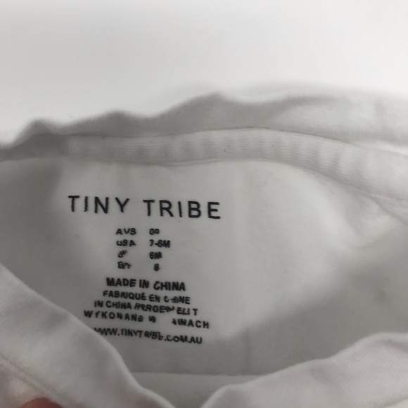 Tiny Tribe Infant Girl Tank Top Skirt Set Grey - Picture 6 of 6